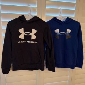 Set of 2 Under Armour Youth M Pullover Hoodies